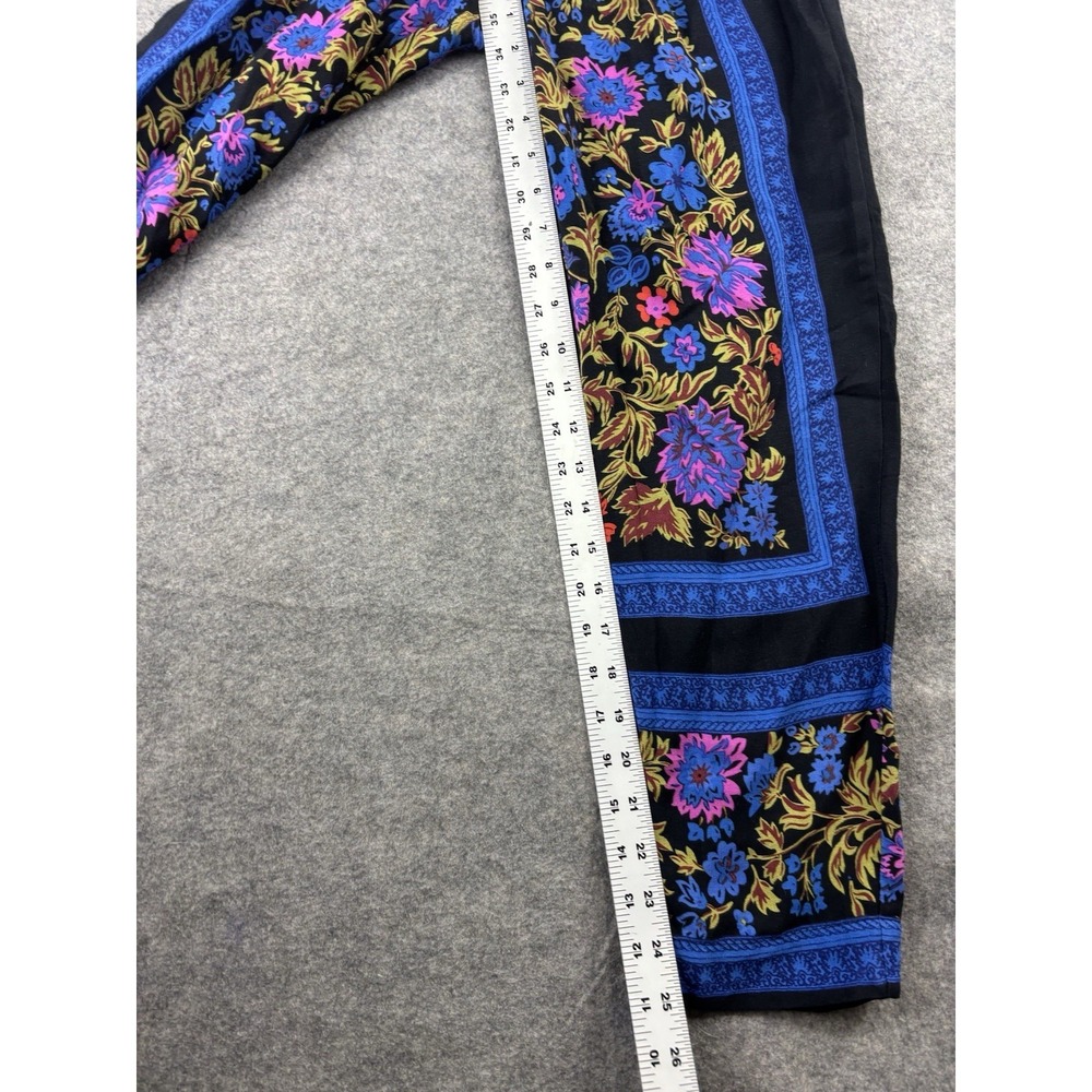 ANTHROPOLOGIE ETT:TWA Jumpsuit Women's 0 Floral Flower Print Artsy Hippie Boho - Picture 3 of 11